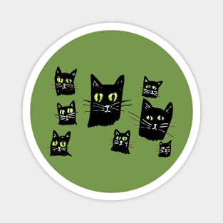 Halloween Cats Magnet